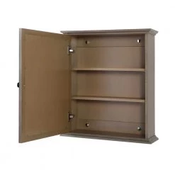 Home Decorators Collection Sonoma 24 in. x 27 in. Surface Mount Medicine Cabinet in Almond Latte -Makeup Mirrors Sales Store almond latte home decorators collection medicine cabinets with mirrors sonoma mc al 4f 1000