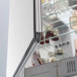 Home Decorators Collection Frankford 24 in. x 32 in. Recessed or Surface Mount Medicine Cabinet with Mirror -Makeup Mirrors Sales Store aluminum home decorators collection medicine cabinets with mirrors frankford 44 1000