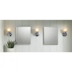 KOHLER 15.5 in. W x 19.5 in. H x 5 in. D Aluminum Recessed Medicine Cabinet -Makeup Mirrors Sales Store aluminum kohler medicine cabinets with mirrors k cb clr1620fs a0 1000