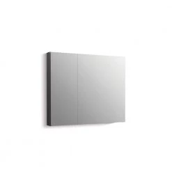 KOHLER Maxstow 30 in. x 24 in. Aluminum Frameless Surface-Mount Soft Close Medicine Cabinet with Mirror -Makeup Mirrors Sales Store aluminum kohler medicine cabinets with mirrors k r79225 la1 1f 1000
