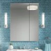 KOHLER Maxstow 30 in. x 40 in. Aluminum Frameless Surface-Mount Soft Close Medicine Cabinet with Mirror -Makeup Mirrors Sales Store aluminum kohler medicine cabinets with mirrors k r79228 la1 64 1000