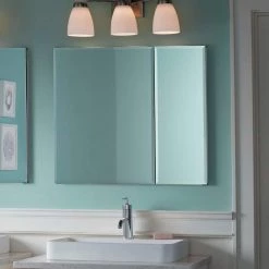 KOHLER CLC 30 in. x 26 in. Recessed/Surface Mount Soft Close Medicine Cabinet with Mirrored Door