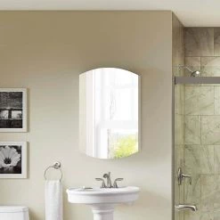 KOHLER Archer 20 in. x 31 in. Recessed or Surface Mount Soft Close Medicine Cabinet with Mirrored Door