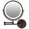 OVENTE 1.6 in. x 13.4 in. Makeup Mirror -Makeup Mirrors Sales Store antique bronze ovente makeup mirrors mfw85abz1x10x 64 1000