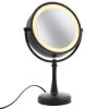 Conair Reflections 8.5 Inch 7x Magnification Incandescent Lighted Mirror in Matte Black 2 Conair Reflections 8.5 Inch 7x Magnification Incandescent Lighted Mirror in Matte Black -Makeup Mirrors Sales Store black conair makeup mirrors 985118546m 64 1000