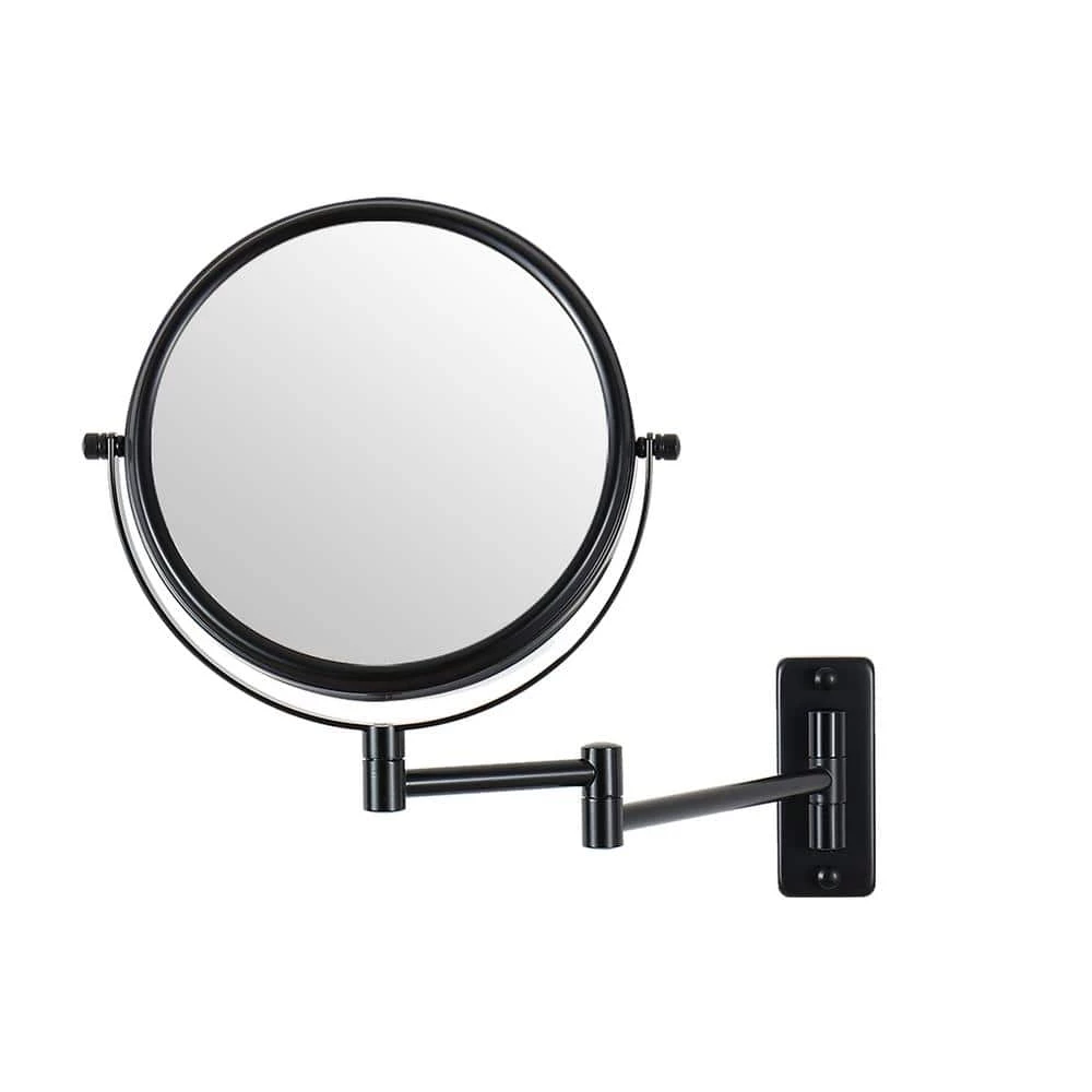 Unbranded 8 in. X 8 in. Small Round Magnifying Wall Mounted Bathroom Makeup Mirror in Adjustable 1x/10x Magnification 7 Unbranded 8 in. X 8 in. Small Round Magnifying Wall Mounted Bathroom Makeup Mirror in Adjustable 1x/10x Magnification - Image 5