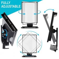 TOILETTREE 6.5 in. x 8 in. Tabletop Makeup Mirror in Black -Makeup Mirrors Sales Store black toilettree makeup mirrors ttp 04 31 1000