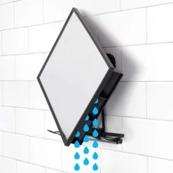 TOILETTREE 6.5 in. x 8 in. Tabletop Makeup Mirror in Black -Makeup Mirrors Sales Store black toilettree makeup mirrors ttp 04 76 1000