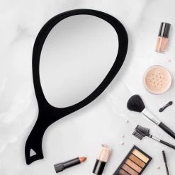 Zadro 19.25 in. L x 10 in. W Extra Large Handheld Beauty Grooming Makeup Mirror in Black -Makeup Mirrors Sales Store black zadro makeup mirrors zhlirs 44 1000