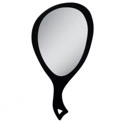 Zadro 19.25 in. L x 10 in. W Extra Large Handheld Beauty Grooming Makeup Mirror in Black