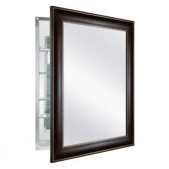 Home Decorators Collection 24 in. x 30 in. Fog Free Recessed or Surface Mount Medicine Cabinet in Oil Rubbed Bronze with Mirror -Makeup Mirrors Sales Store bronze home decorators collection medicine cabinets with mirrors 83016 c3 1000