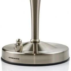 OVENTE Dual-Sided Magnifying LED Lighted Tabletop Makeup Mirror with Acrylic Edge with 1x 5x Magnification -Makeup Mirrors Sales Store brushed ovente makeup mirrors mkt75br1x5x 44 1000