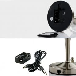 OVENTE Dual-Sided Magnifying LED Lighted Tabletop Makeup Mirror with Acrylic Edge with 1x 5x Magnification -Makeup Mirrors Sales Store brushed ovente makeup mirrors mkt75br1x5x c3 1000