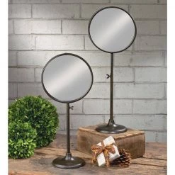 Tripar 8.63 in. x 19.1 in. Tabletop Makeup Mirror in Burnished Dark Brown -Makeup Mirrors Sales Store burnished dark brown tripar makeup mirrors 42855 31 1000