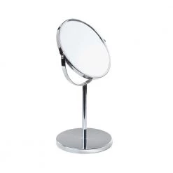 Bath Bliss 6 in. x 13.5 in. Magnifying Tabletop Makeup Mirror in Chrome