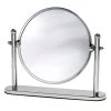 Gatco Lavatory Premier Table Makeup Mirror in Chrome -Makeup Mirrors Sales Store chrome gatco makeup mirrors 1391 64 1000