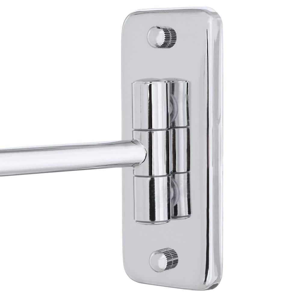 Jerdon 8 in. Dia Bi-View Wall Mount Makeup Mirror in Chrome 5 Jerdon 8 in. Dia Bi-View Wall Mount Makeup Mirror in Chrome - Image 3