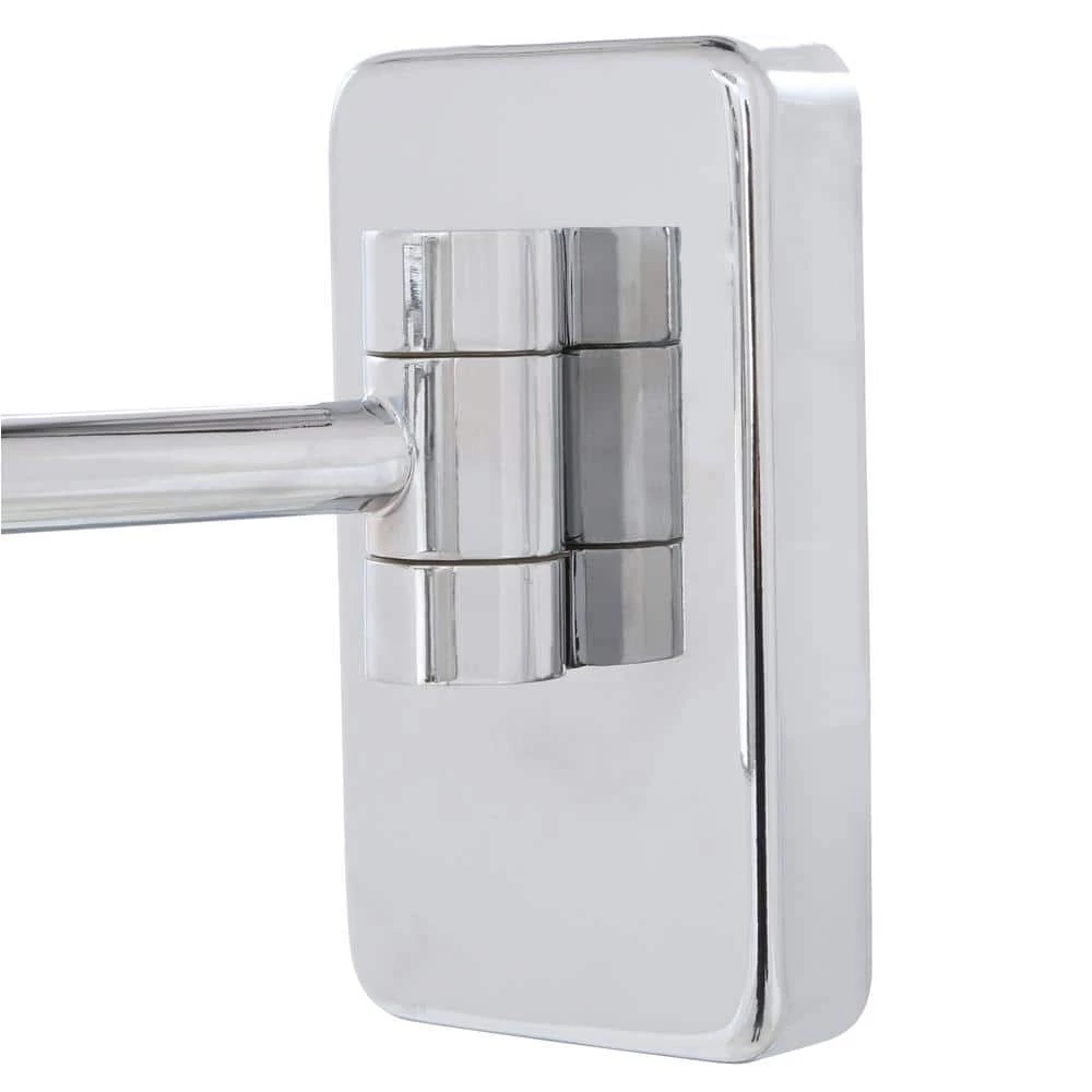 Jerdon 9 in. x 10 in. Wall Makeup Mirror in Chrome 4 Jerdon 9 in. x 10 in. Wall Makeup Mirror in Chrome - Image 2