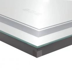 Unbranded 24 in. W x 32 in. H Bathroom Makeup Mirror LED Lighted Bathroom with Mirror in Chrome -Makeup Mirrors Sales Store chrome makeup mirrors m820 1mirror 76 1000