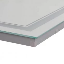 Unbranded 24 in. W x 32 in. H Bathroom Makeup Mirror LED Lighted Bathroom with Mirror in Chrome -Makeup Mirrors Sales Store chrome makeup mirrors m820 1mirror fa 1000