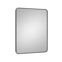 Unbranded 24 in. W 32 in. H Square Framed Telescopic Wall Mount Bathroom Makeup Mirror -Makeup Mirrors Sales Store chrome makeup mirrors m91 squar mirro 4f 1000