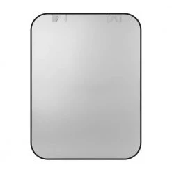 Unbranded 24 in. W 32 in. H Square Framed Telescopic Wall Mount Bathroom Makeup Mirror -Makeup Mirrors Sales Store chrome makeup mirrors m91 squar mirro c3 1000