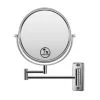 Movisa 16.8 in. W x 12 in. H Wall Mount Two-Sided Magnifying Makeup Vanity Mirror in Chrome 1 Movisa 16.8 in. W x 12 in. H Wall Mount Two-Sided Magnifying Makeup Vanity Mirror in Chrome -Makeup Mirrors Sales Store chrome makeup mirrors mvnledm01 64 1000