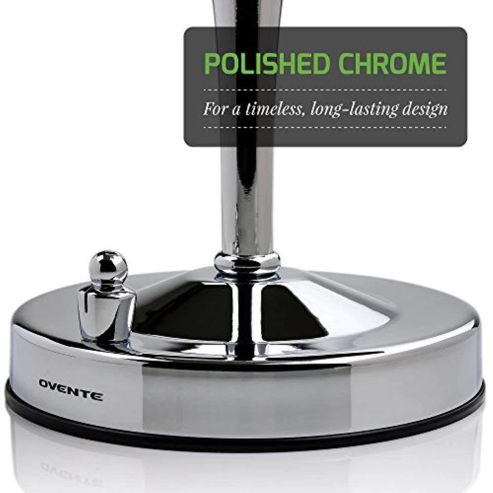 OVENTE Dual-Sided Magnifying LED Lighted Tabletop Makeup Mirror with Acrylic Edge, 1x or 5x Magnification 10 OVENTE Dual-Sided Magnifying LED Lighted Tabletop Makeup Mirror with Acrylic Edge, 1x or 5x Magnification - Image 8