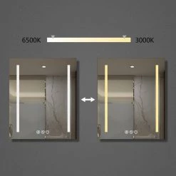 Boyel Living 30 in. x 36 in. Makeup Mirror 12 Boyel Living 30 in. x 36 in. Makeup Mirror -Makeup Mirrors Sales Store clear glass boyel living makeup mirrors kfm23036sf1 1f 1000