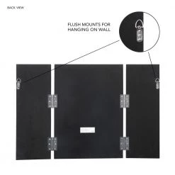 Inspired Home 1 in. x 20.8 in. Tabletop Makeup Mirror in clear -Makeup Mirrors Sales Store clear inspired home makeup mirrors jf149 07s hd 44 1000