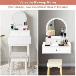 Costway 10.5 in. x 23.5 in. Makeup Mirror 11 Costway 10.5 in. x 23.5 in. Makeup Mirror -Makeup Mirrors Sales Store costway makeup mirrors ghm0088 1f 1000