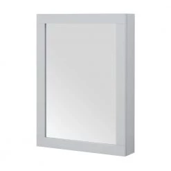 Home Decorators Collection Sturgess 24 in. W x 32 in. H Rectangular Dove Gray Wood Framed Surface Mount Medicine Cabinet with Mirror -Makeup Mirrors Sales Store dove gray home decorators collection medicine cabinets with mirrors 19111 mc24 dg c3 1000