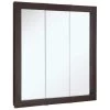 Design House Ventura 30 in. W x 30 in. H x 6 in. D Framed Tri-View Surface-Mount Bathroom Medicine Cabinet in Espresso -Makeup Mirrors Sales Store espresso design house medicine cabinets with mirrors 541342 esp 64 1000
