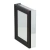 Pegasus 20 in. x 26 in. Framed Recessed or Surface-Mount Bathroom Medicine Cabinet in Espresso -Makeup Mirrors Sales Store espresso pegasus medicine cabinets with mirrors sp4609 64 1000