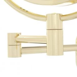 Jerdon 15 in. L x10 in. Lighted Wall Makeup Mirror in Bright Brass 12 Jerdon 15 in. L x10 in. Lighted Wall Makeup Mirror in Bright Brass -Makeup Mirrors Sales Store gold jerdon makeup mirrors hl65g a0 1000