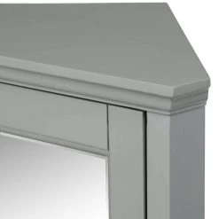 Home Decorators Collection Hamilton 27 in. H x 20 in. W Corner Wall Cabinet in Grey 11 Home Decorators Collection Hamilton 27 in. H x 20 in. W Corner Wall Cabinet in Grey -Makeup Mirrors Sales Store grey home decorators collection medicine cabinets with mirrors 0567700270 40 1000