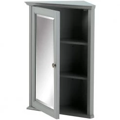 Home Decorators Collection Hamilton 27 in. H x 20 in. W Corner Wall Cabinet in Grey 15 Home Decorators Collection Hamilton 27 in. H x 20 in. W Corner Wall Cabinet in Grey -Makeup Mirrors Sales Store grey home decorators collection medicine cabinets with mirrors 0567700270 c3 1000