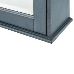 Home Decorators Collection Cottage 23-5/8 in. x 29 in. Surface Mount Medicine Cabinet in Harbor Blue -Makeup Mirrors Sales Store harbor blue home decorators collection medicine cabinets with mirrors ctbc2429 1d 1000