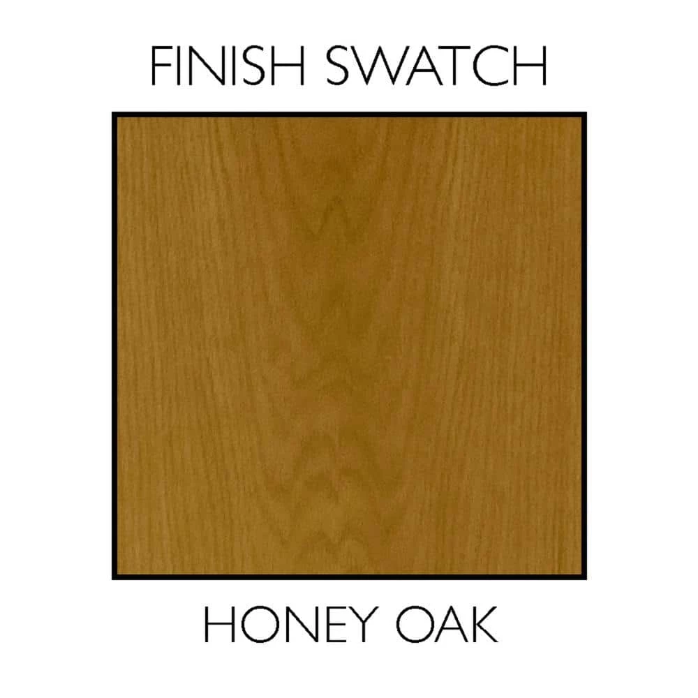 Design House Claremont 30 in. x 30 in. x 4-3/4 in. Tri-View Bathroom Surface-Mount Medicine Cabinet in Honey Oak 10 Design House Claremont 30 in. x 30 in. x 4-3/4 in. Tri-View Bathroom Surface-Mount Medicine Cabinet in Honey Oak - Image 8