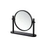 Gatco 10.38 in. x 8.75 in. Table Makeup Mirror in Matte Black