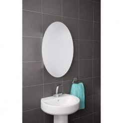 Croydex 21 in. W x 31 in. H Frameless Aluminum Surface-Mount Bathroom Medicine Cabinet with Easy Hang System -Makeup Mirrors Sales Store mirror croydex medicine cabinets with mirrors wc101569yw 1f 1000