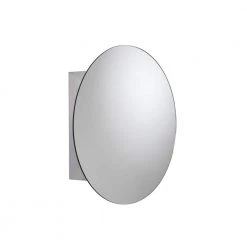 Croydex Severn 21-1/2 in. W x 21-1/2 in. H x 4-3/10 in. D Frameless Stainless Steel Surface-Mount Bathroom Medicine Cabinet