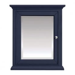 Home Decorators Collection Windlowe 24 in. x 28 in. Surface-Mount Medicine Cabinet in Navy Blue