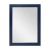 Home Decorators Collection Sturgess 24 in. W x 32 in. H Rectangular Navy Blue Wood Framed Surface Mount Medicine Cabinet with Mirror -Makeup Mirrors Sales Store navy blue home decorators collection medicine cabinets with mirrors 19111 mc24 nb 64 1000