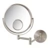 Jerdon 11 in. x 12 in. Wall Makeup Mirror in Nickel 2 Jerdon 11 in. x 12 in. Wall Makeup Mirror in Nickel -Makeup Mirrors Sales Store nickel jerdon makeup mirrors jp7510n 64 1000