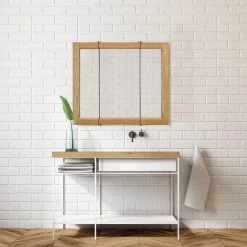 Design House Richland 36 in. W x 30 in. H x 4-4/5 in. D Framed Tri-View Surface-Mount Bathroom Medicine Cabinet in Nutmeg Oak 14 Design House Richland 36 in. W x 30 in. H x 4-4/5 in. D Framed Tri-View Surface-Mount Bathroom Medicine Cabinet in Nutmeg Oak -Makeup Mirrors Sales Store nutmeg oak design house medicine cabinets with mirrors 530576 nok 40 1000