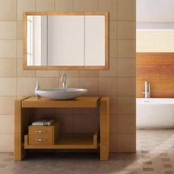 Design House Richland 48 in. x 30 in. 4-4/5 in. Surface-Mount Tri-View Bathroom Medicine Cabinet in Nutmeg Oak -Makeup Mirrors Sales Store nutmeg oak design house medicine cabinets with mirrors 530584 nok 31 1000