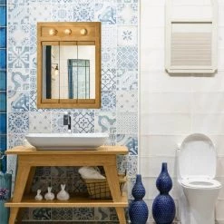 Design House Richland 24 in. x 30 in. x 5 in. Surface-Mount 3-Light Tri-View Bathroom Medicine Cabinet in Nutmeg Oak -Makeup Mirrors Sales Store nutmeg oak design house medicine cabinets with mirrors 530592 nok 31 1000