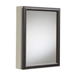 KOHLER 20 in. x 26 in H. Recessed or Surface Mount Mirrored Medicine Cabinet in Oil Rubbed Bronze