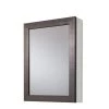Glacier Bay 20 in. x 26 in Framed Aluminum Recessed or Surface-Mount Bathroom Medicine Cabinet in Coppered Pewter -Makeup Mirrors Sales Store pewter glacier bay medicine cabinets with mirrors sp2026ps1 64 1000